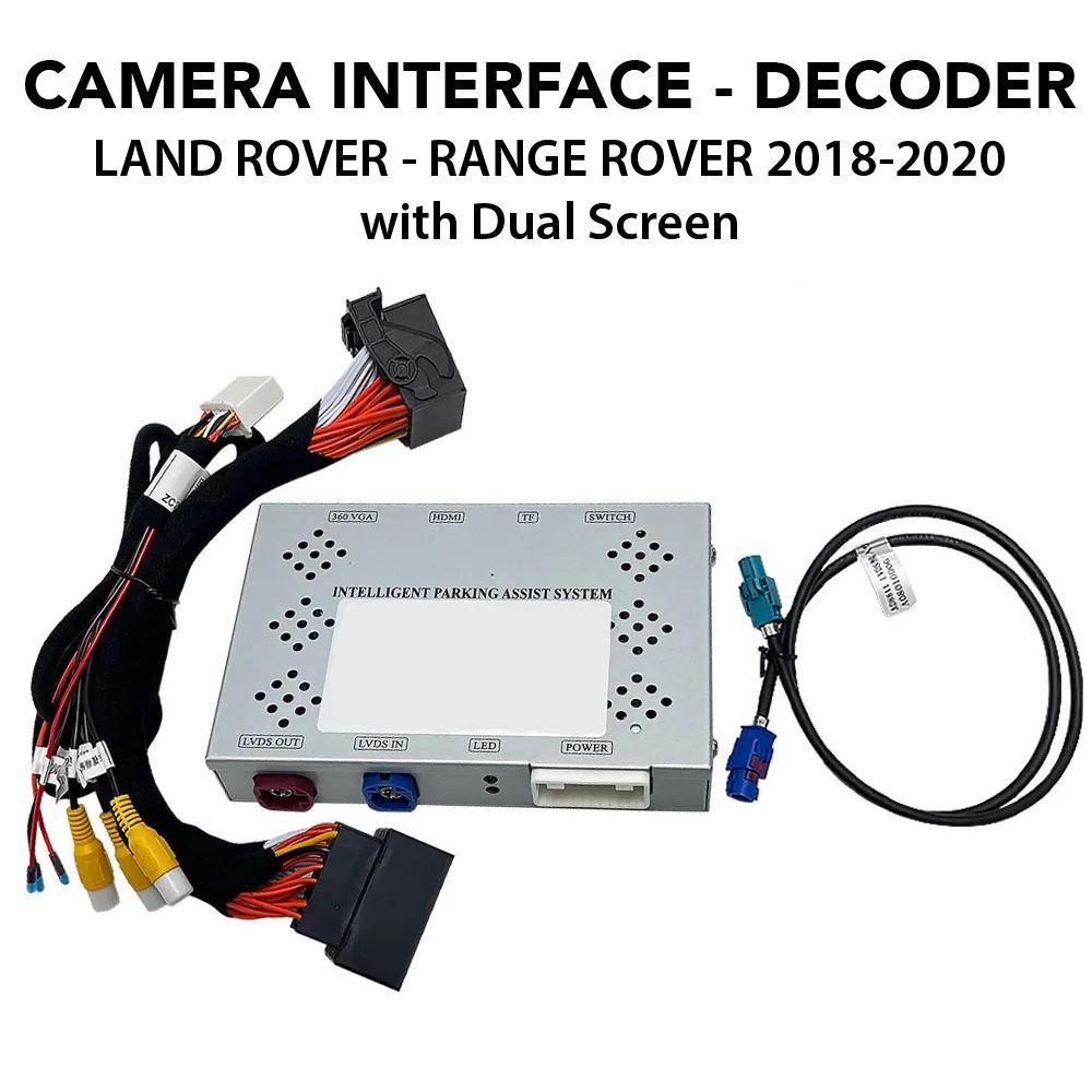 Βλησαρούλης Car Center - DIGITAL IQ LR 9845 Cl for LAND ROVER mod. 2018-2020 (CAMERA INTERFACE for Dual Screen (Rear View Model) )