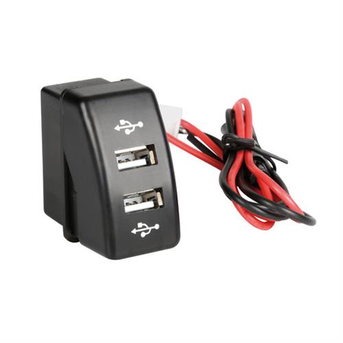 Βλησαρούλης Car Center - DAF SERIES 95XF/CF 97>13+ ΑΝΤΑΠΤΟΡΑΣ ΔΙΠΛΟΣ USB 12/24V 3A ΜΕ ΚΑΛΩΔΙΟ 15cm