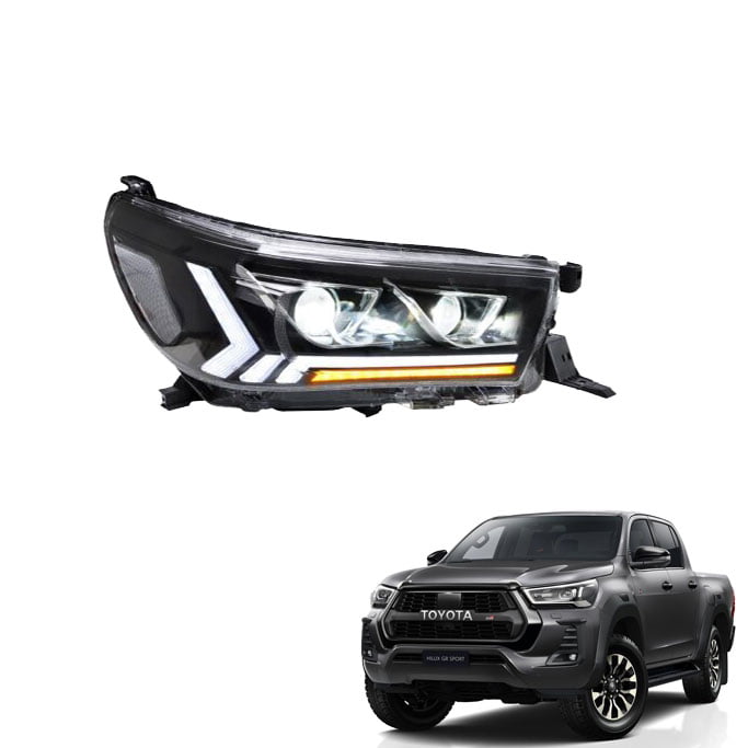 Βλησαρούλης Car Center - FULL LED HEADLIGHTS TOYOTA HILUX ΦΑΝΑΡΙΑ 2015+ ΕΡΓΟΣΤΑΣΙΑΚΗ ΕΦΑΡΜΟΓΗ PLUG & PLAY LEDEVO 2 ΤΜΧ