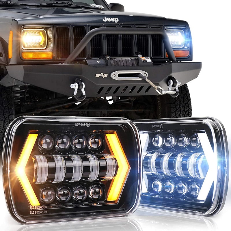 Βλησαρούλης Car Center - ΖΕΥΓΑΡΙ ΦΑΝΑΡΙΑ LED HIGH-LOW ΜΕ 2 ΣΚΑΛΕΣ ARROW ANGEL EYES DRL & ΦΛΑΣ 60W 09-30V LEDEVO LD21WL129