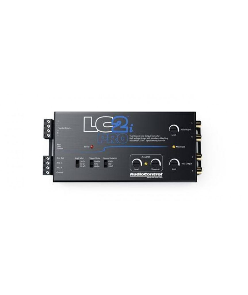Βλησαρούλης Car Center - AudioControl LC2i PRO Μετατροπέας γραμμής με Accubass® 2 Καναλιών (Τεμάχιο)-