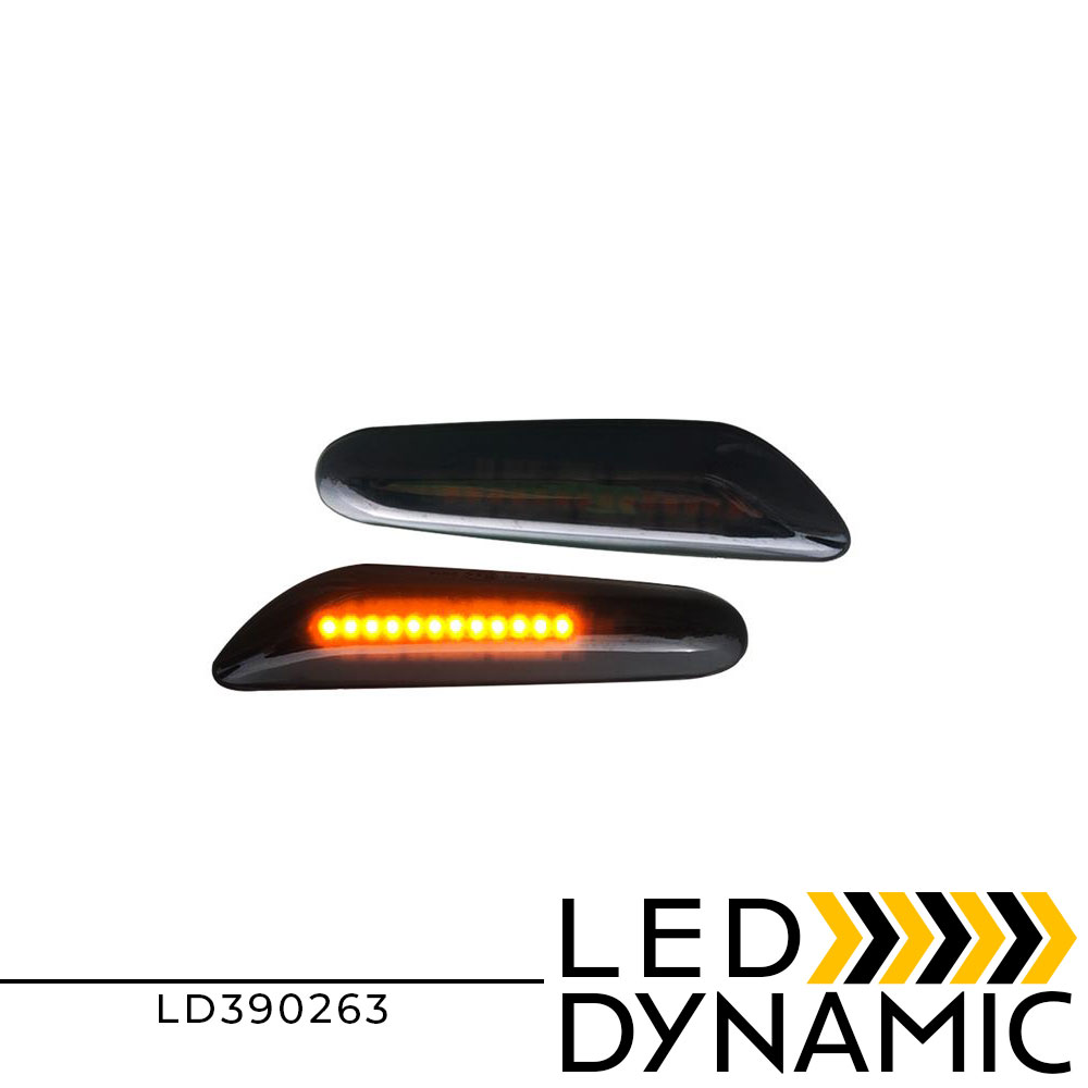 Βλησαρούλης Car Center - LEDEVO DYNAMIC LED ΦΛΑΣ ΠΛΑΙΝΑ ΦΤΕΡΟΥ ΦΙΜΕ BMW E46 E60 E61 E90 E91 E81 E87 E82 E88 E83 E84 E92 E93 X3 X1 LD390263