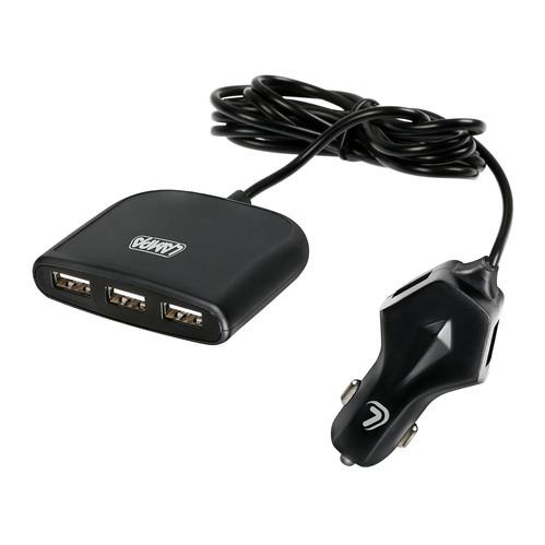 Βλησαρούλης Car Center - Lampa ΦΟΡΤΙΣΤΗΣ ΑΝΑΠΤΗΡΑ FAMILY ME 5 USB 12/24V 11600mA 58W ΜΕ ΚΑΛΩΔΙΟ 180cm SILVER LINE L3885.1/T