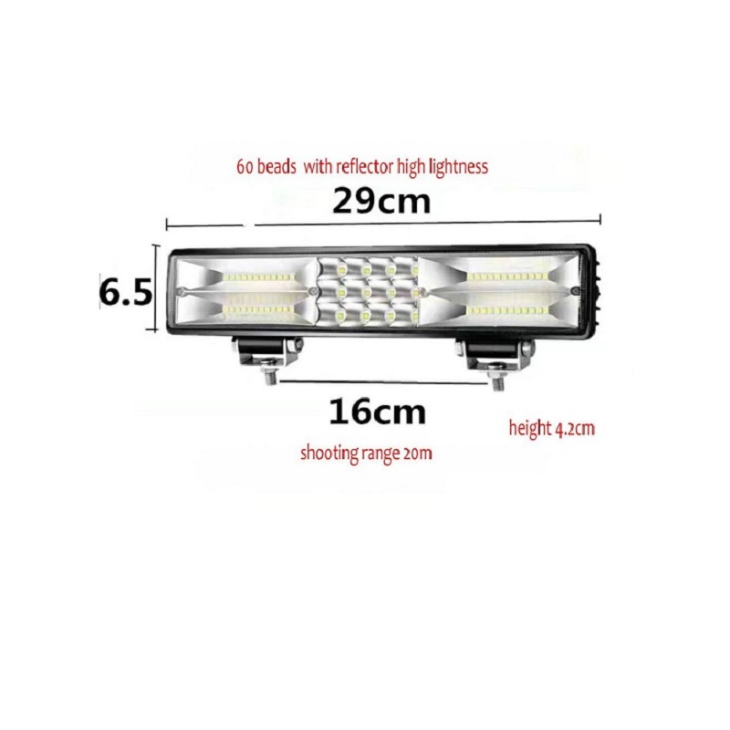 Βλησαρούλης Car Center - Led μπάρα προβολέας 180w combo 10-30v 45000lumen 29cm