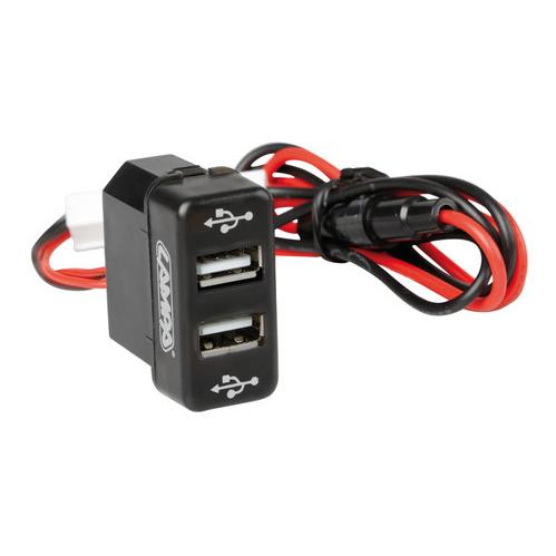 Βλησαρούλης Car Center - MAN TGA / TGL / TGM / TGX / TGS ΑΝΤΑΠΤΟΡΑΣ ΔΙΠΛΟΣ USB 12/24V 3A ΜΕ ΚΑΛΩΔΙΟ 15cm