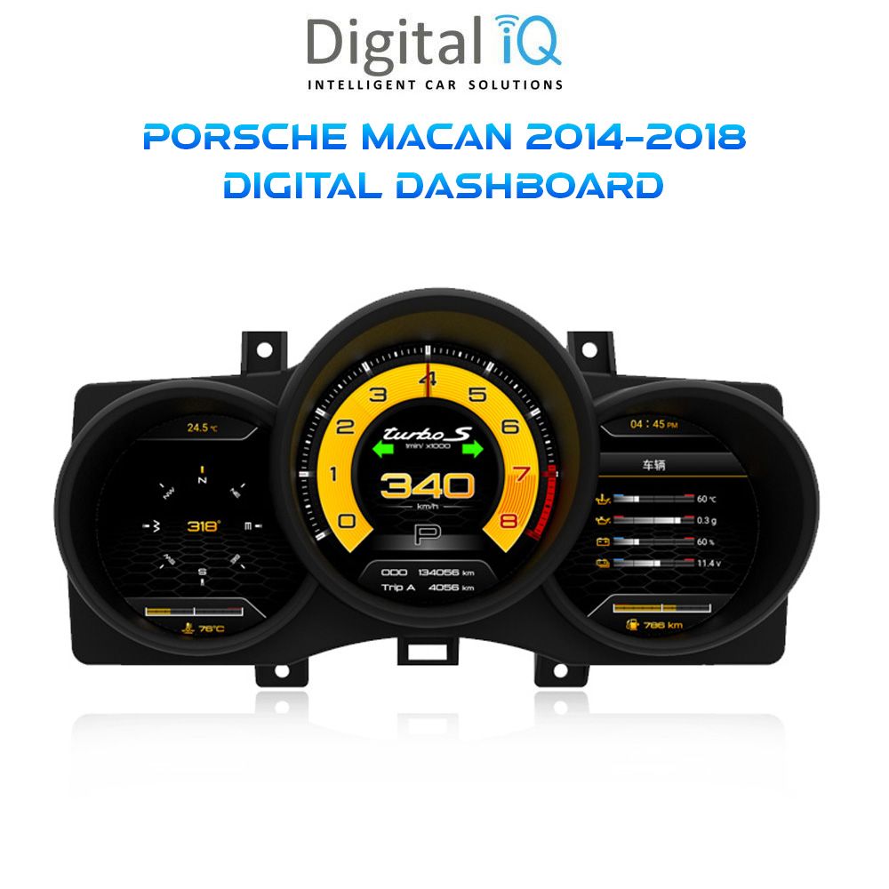 Βλησαρούλης Car Center - DIGITAL IQ DGU 635_IC (12.3in) PORSCHE MACAN - BOXSTER mod. 2016-2022 DIGITAL DASHBOARD