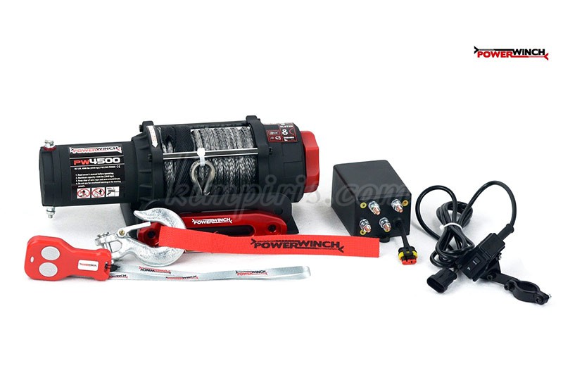 Βλησαρούλης Car Center - PowerWinch PW4500SR – Εργάτης για ATV, UTV