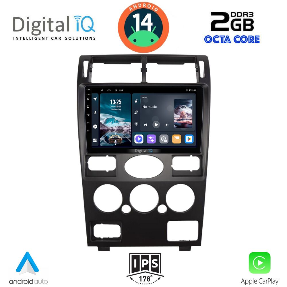Βλησαρούλης Car Center - DIGITAL IQ RTG 4161B_CPA (9inc) MULTIMEDIA TABLET for FORD MONDEO mod. 2003-2006