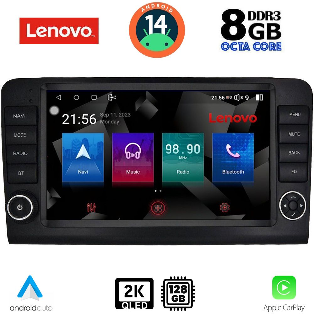 Βλησαρούλης Car Center - LENOVO SSW 10416_CPA (9inc) MULTIMEDIA TABLET for MERCEDES ML (W164) – GL (X164) mod. 2005-2011