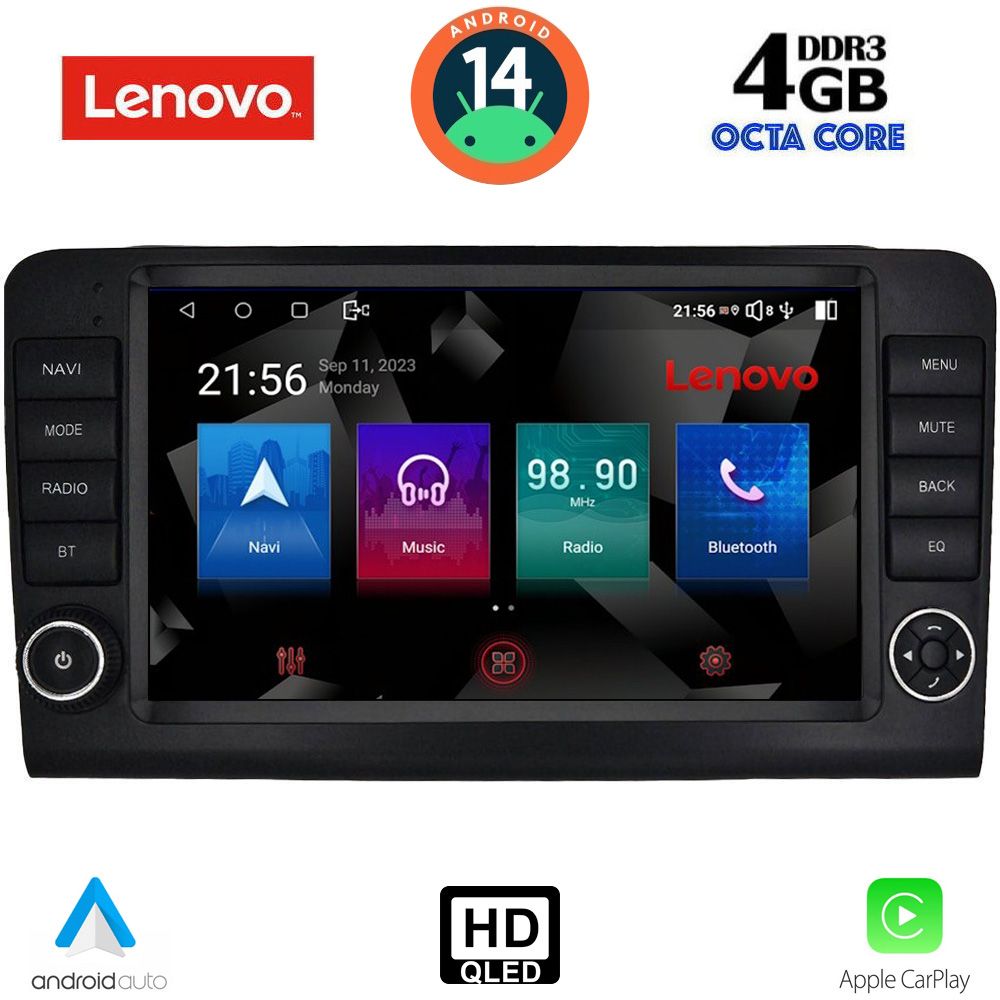 Βλησαρούλης Car Center - LENOVO SSX 9416_CPA (9inc) MULTIMEDIA TABLET for MERCEDES ML (W164) – GL (X164) mod. 2005-2011