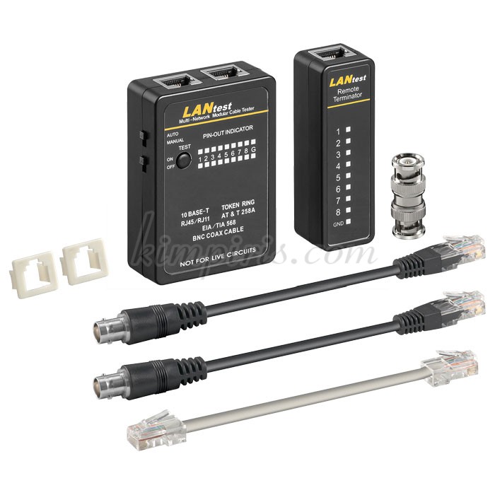 Βλησαρούλης Car Center - Tester καλωδίων δικτύου RJ11, RJ12, RJ45 και BNC
