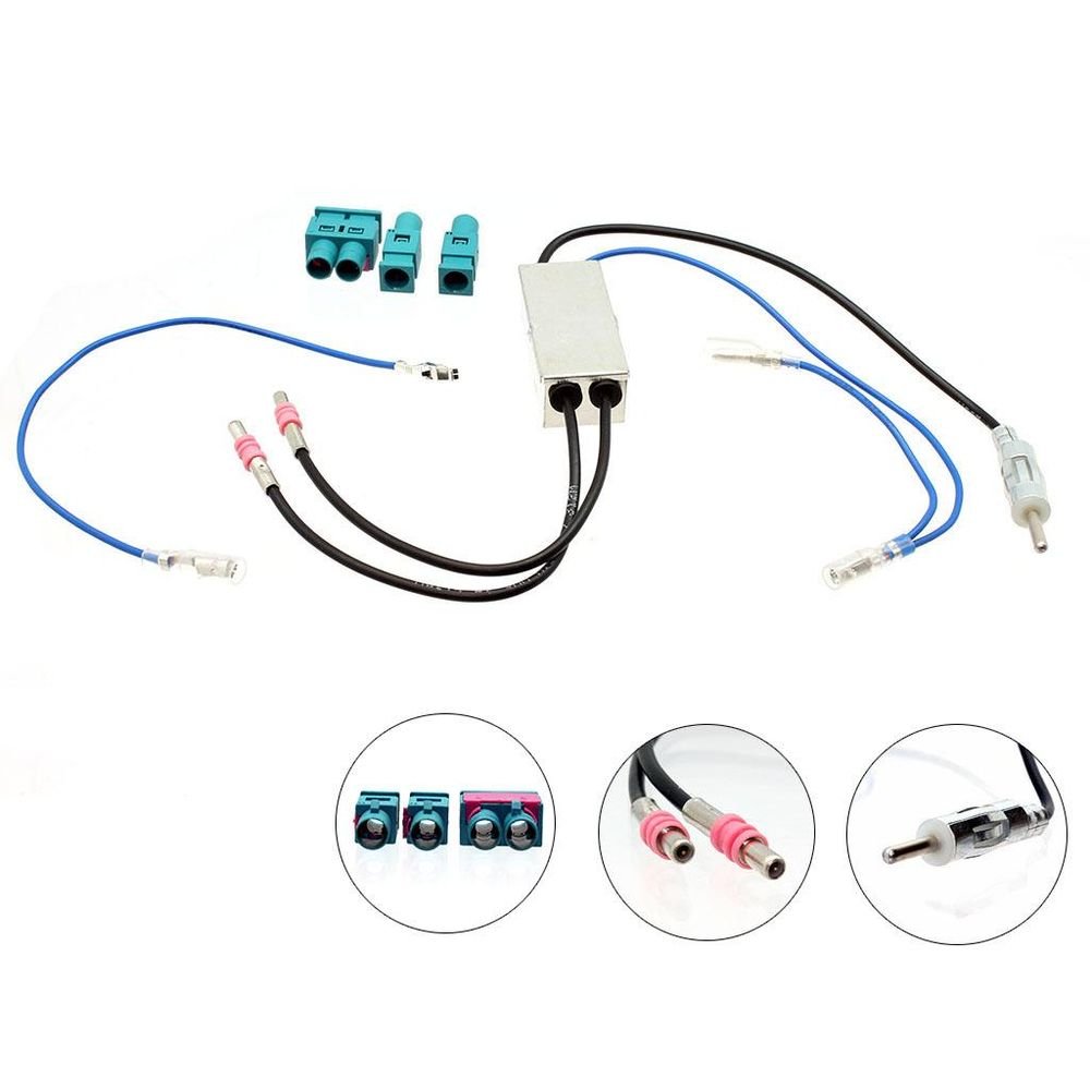 Βλησαρούλης Car Center - Twin Fakra - DIN Antenna Adapter Kit