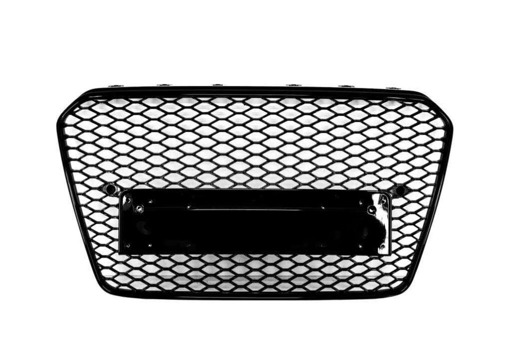 Βλησαρούλης Car Center - Badgeless Front Grille suitable for AUDI A5 8T (2012-2015) RS Design Piano Black