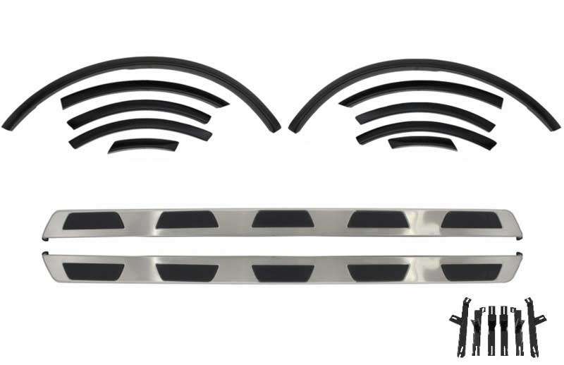 Βλησαρούλης Car Center - Body Kit suitable for Audi Q7 (2006-2014) Running Boards and Fender Flares Wheel Arches Extensions