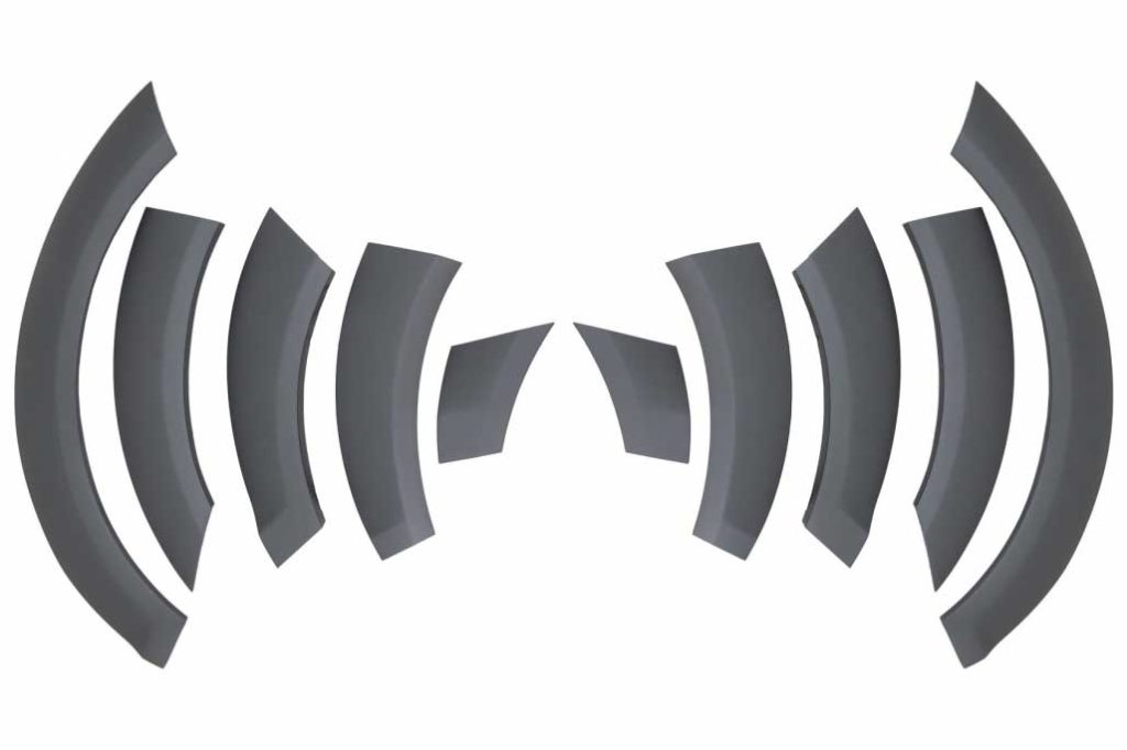 Βλησαρούλης Car Center - Fender Flares Wheel Arches suitable for Audi Q7 4L (2010-2015) Facelift Off Road Package - Side Strips