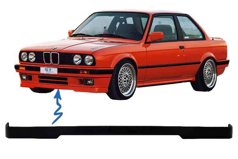 Βλησαρούλης Car Center - Front Bumper Spoiler Lip suitable for BMW 3 Series E30 Limousine / Cabrio / Touring (1982-1994)