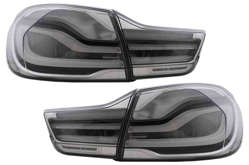 Βλησαρούλης Car Center - Full LED Bar Taillights suitable for BMW 4 Series F32 F33 F36 (2013-2016) Smoke with Static Turning Signal