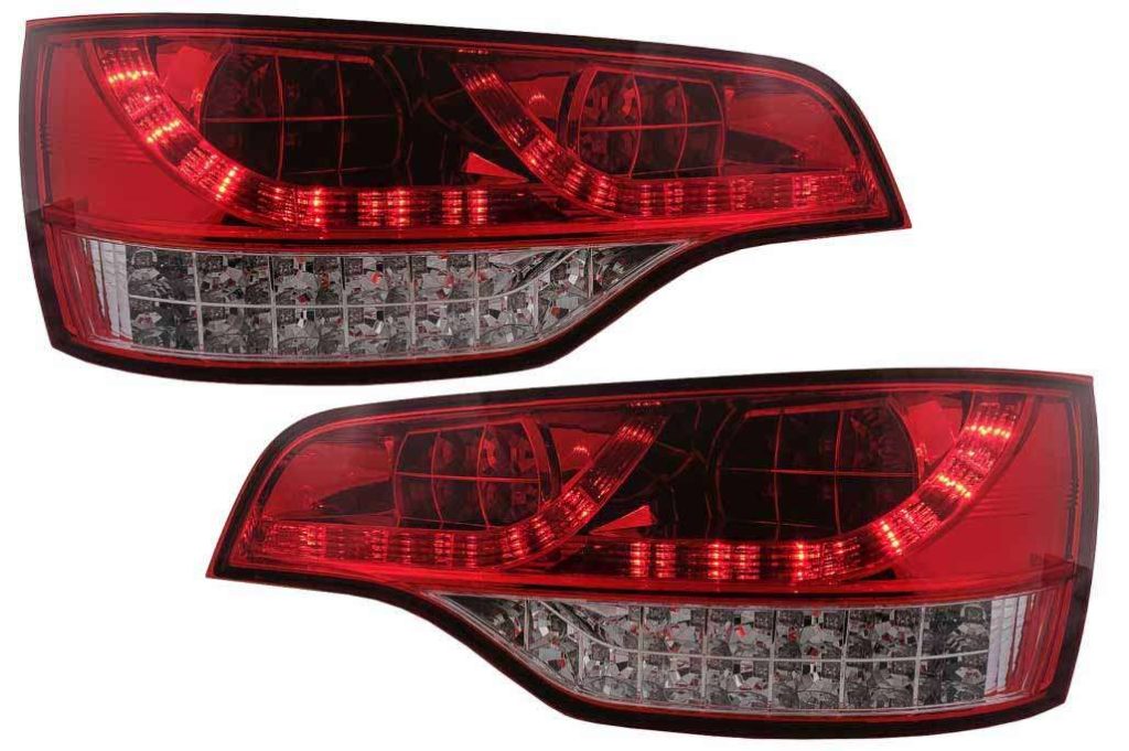 Βλησαρούλης Car Center - Full LED Taillights suitable for Audi Q7 4L (2006-2009) Red Clear