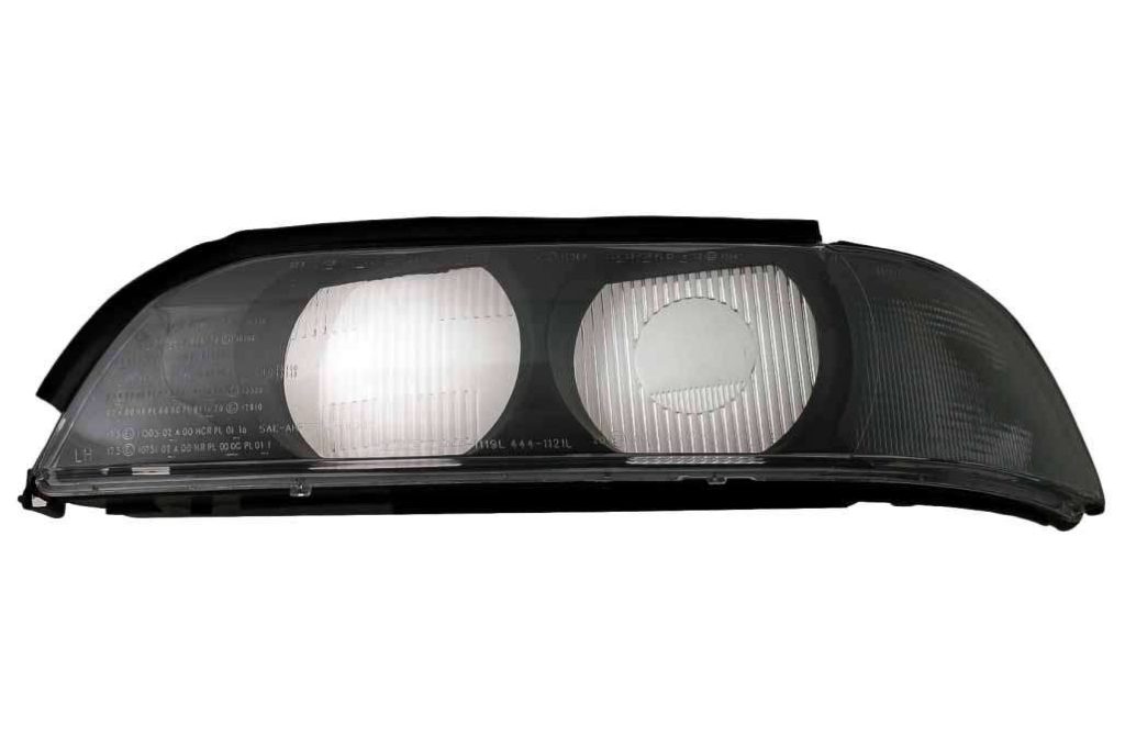 Βλησαρούλης Car Center - Headlight Lens Left Side Smoke Grey suitable for BMW 5 Series E39 (1995-2000)