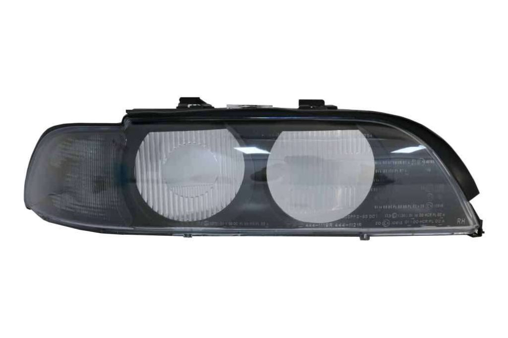 Βλησαρούλης Car Center - Headlight Lens Right Side Smoke Grey suitable for BMW 5 Series E39 (1995-2000)