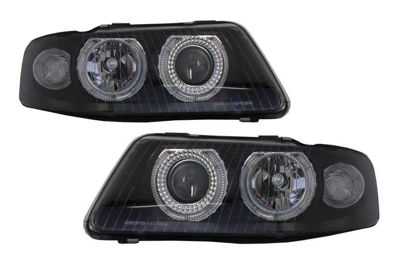 Βλησαρούλης Car Center - Headlights Angel Eye suitable for Audi A3 8L (09.2000-05.2003) Black