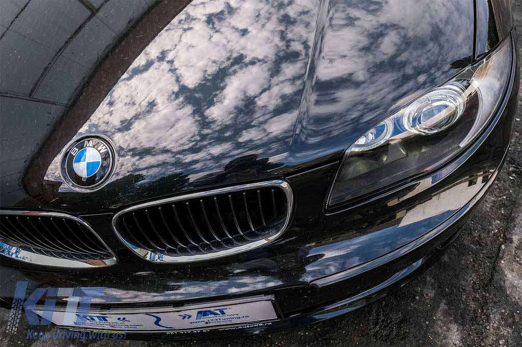 Βλησαρούλης Car Center - Headlights Angel Eyes suitable for BMW 1 Series E81 E82 E87 E88 (2004-2011) 2 Halo Rims Black