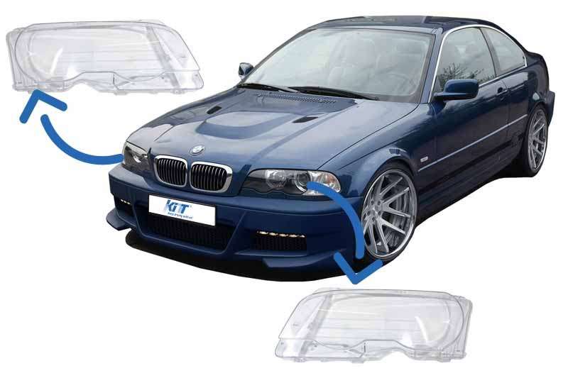 Βλησαρούλης Car Center - Headlights Glases suitable for BMW E46 Coupe Cabrio (1998-2003)