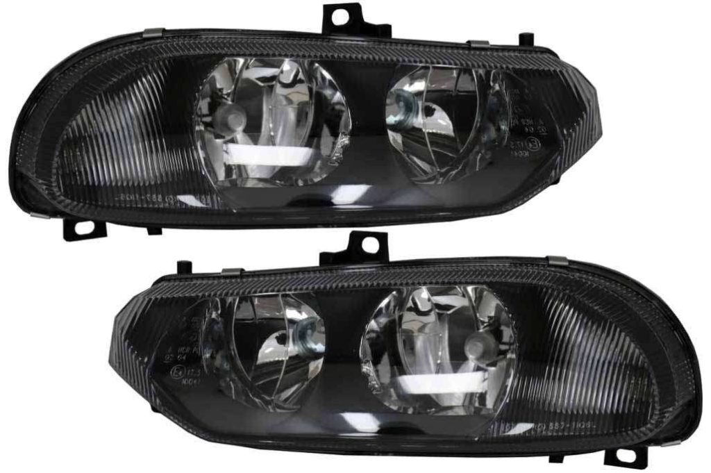 Βλησαρούλης Car Center - Headlights suitable for Alfa Romeo 156 (10.1997-06.2003) Black