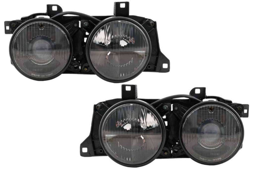 Βλησαρούλης Car Center - Headlights suitable for BMW 7 Series E32 (1988-1995) 5 Series E34 (1989-1996) Smoked