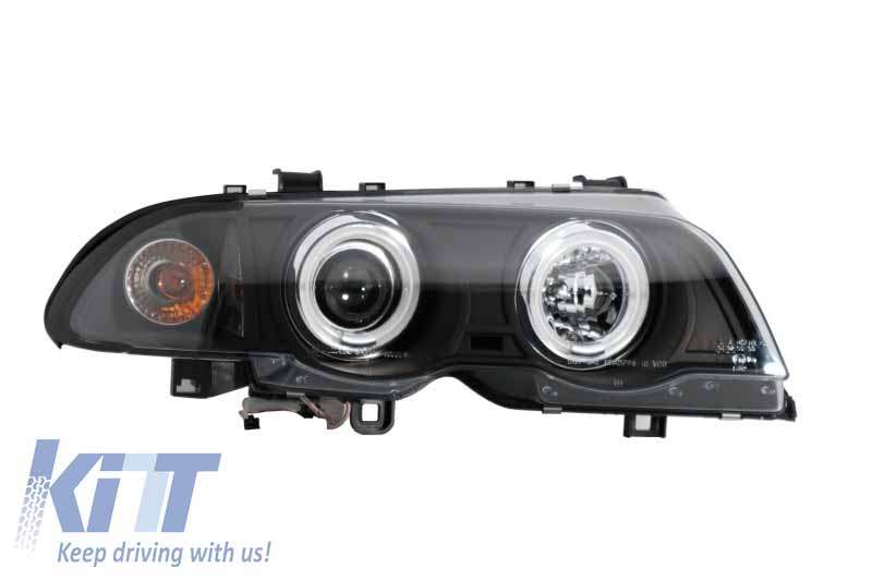 Βλησαρούλης Car Center - Headlights suitable for BMW E46 Limo (1998-2001) 2 CCFL Angeleyes Rings