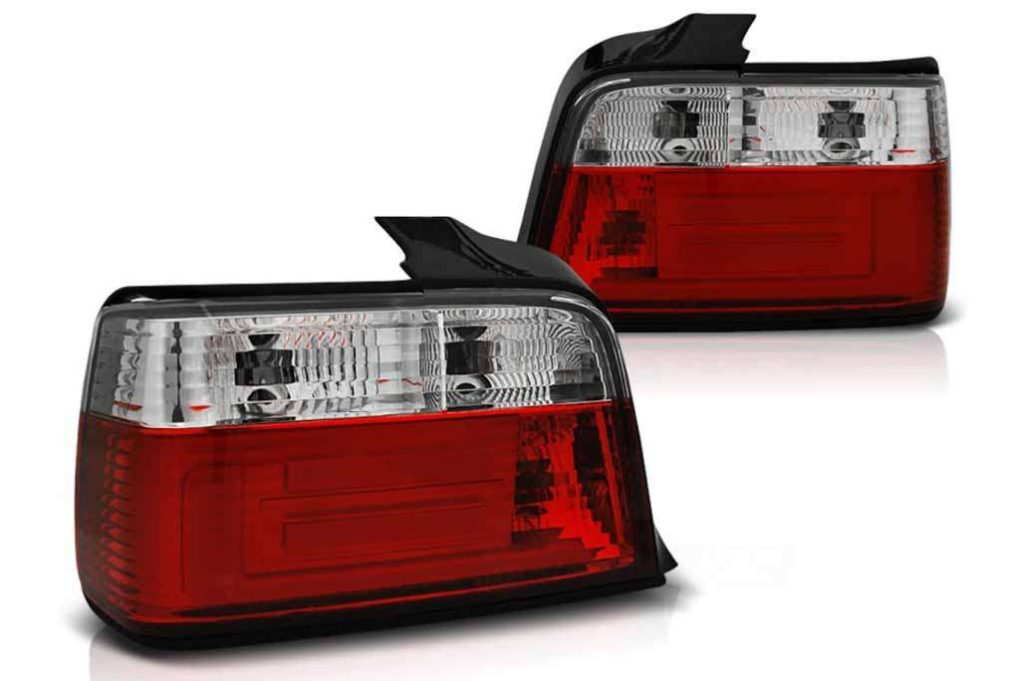 Βλησαρούλης Car Center - LED BAR Taillights suitable for BMW 3 Series E36 Sedan (12.1990-08.1999) Red White