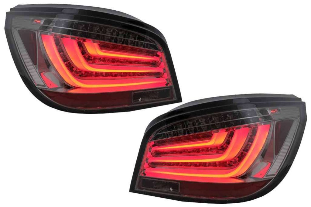 Βλησαρούλης Car Center - LED Bar Taillights suitable for BMW 5 Series E60 LCI (2007-2010) Smoke