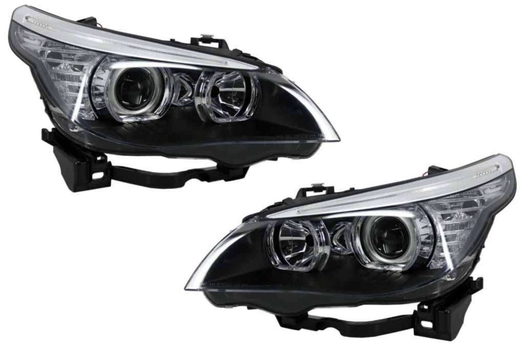 Βλησαρούλης Car Center - LED Dayline Angel Eyes Headlights suitable for BMW 5 Series E60 E61 (2003-2007) LCI Look