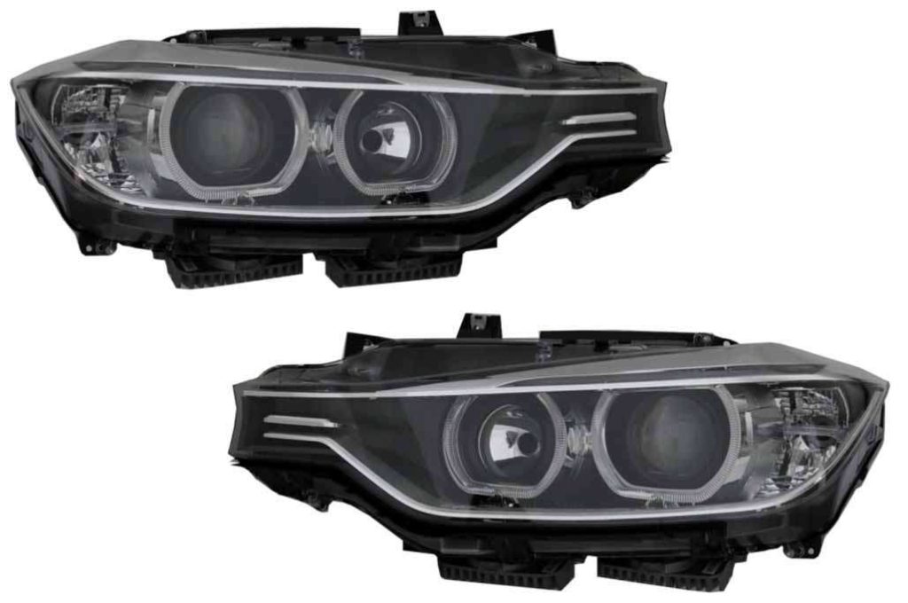 Βλησαρούλης Car Center - LED DRL Angel Eyes Headlights with Projector suitable for BMW 3 Series F30 F31 (2011-2015)
