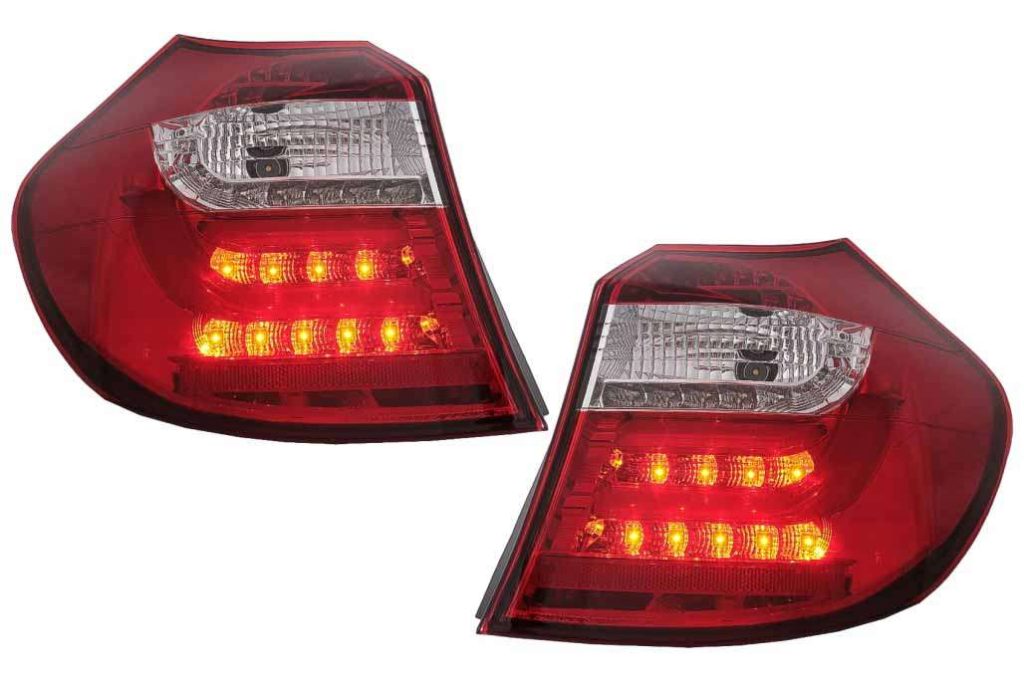 Βλησαρούλης Car Center - LED Light Bar Taillights suitable for BMW 1 Series E81 E87 (2004-08.2007) Red Clear