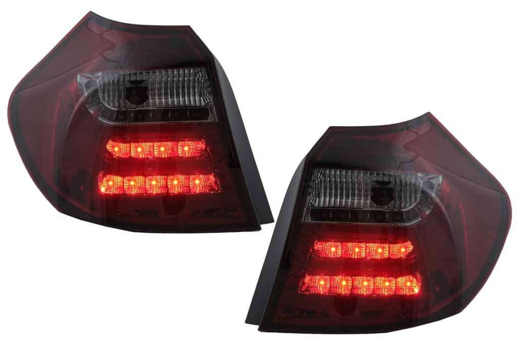 Βλησαρούλης Car Center - LED Light Bar Taillights suitable for BMW 1 Series E81 E87 (2004-08.2007) Red Smoke