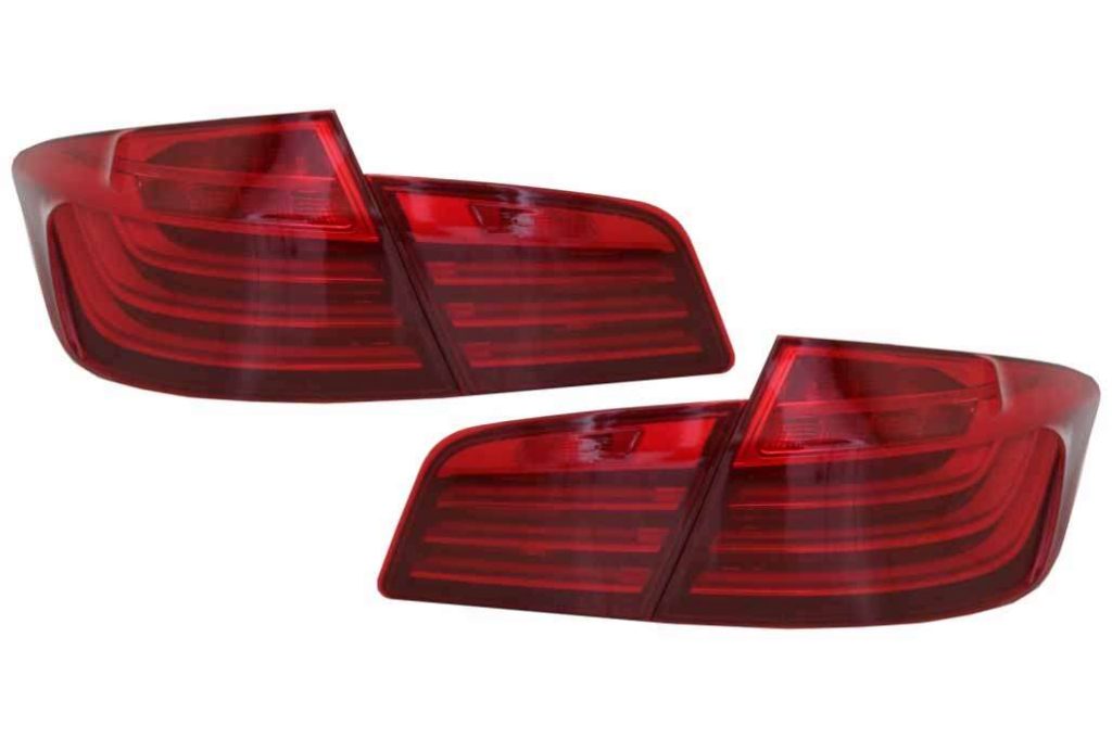 Βλησαρούλης Car Center - LED Taillights M Performance suitable for BMW 5 Series F10 (2011-2017) RED LCI Design