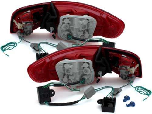Βλησαρούλης Car Center - **LED taillights suitable for AUDI A3 Sportback 04-08_ red/smoke