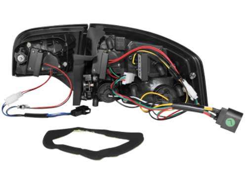 Βλησαρούλης Car Center - LED taillights suitable for AUDI A4 B7 Lim.04-08 _LED indicators _smoke