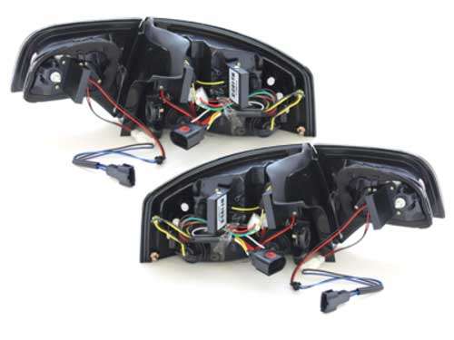 Βλησαρούλης Car Center - LED Taillights suitable for Audi A4 B7 Limousine (2004-2008) LED Blinker Red Smoke