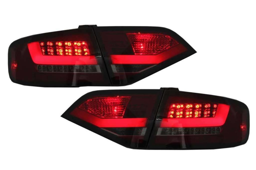 Βλησαρούλης Car Center - LED Taillights suitable for AUDI A4 B8 Sedan Limousine (2008-2011) Red Smoke