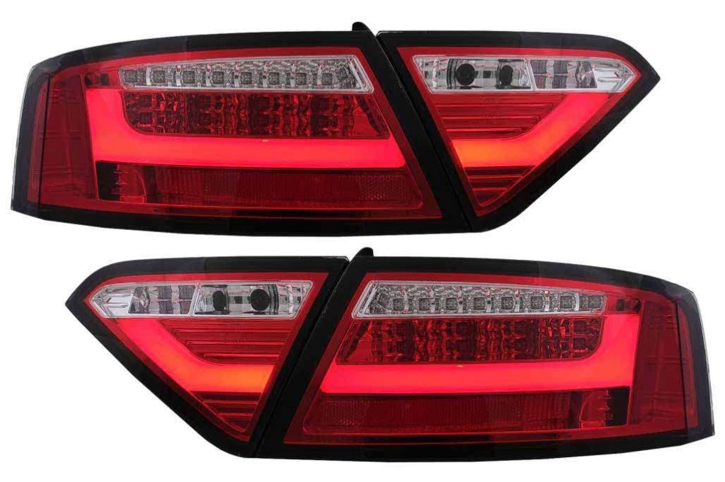 Βλησαρούλης Car Center - LED Taillights suitable for Audi A5 8T Coupe Cabrio Sportback (2007-2009) Red Clear