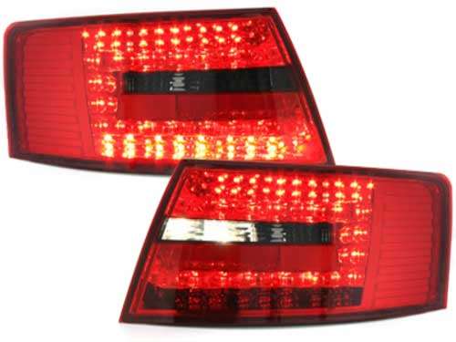 Βλησαρούλης Car Center - LED taillights suitable for AUDI A6 4F Lim. 04-08 red/smoke - RA19ELRS