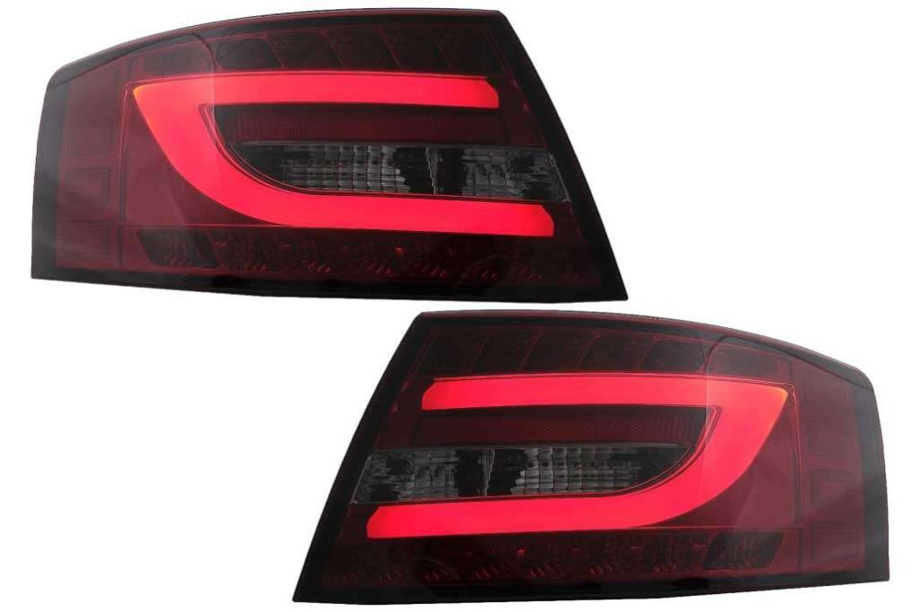 Βλησαρούλης Car Center - LED Taillights suitable for Audi A6 C6 4F Limousine (04.2004-2008) Red Smoke 7PIN