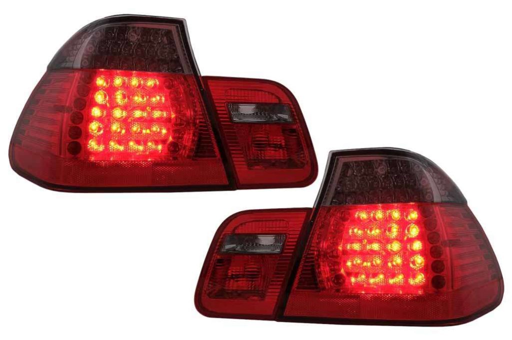 Βλησαρούλης Car Center - LED Taillights suitable for BMW 3 Series E46 Limousine 4D (09.2001-03.2005) Red Smoke