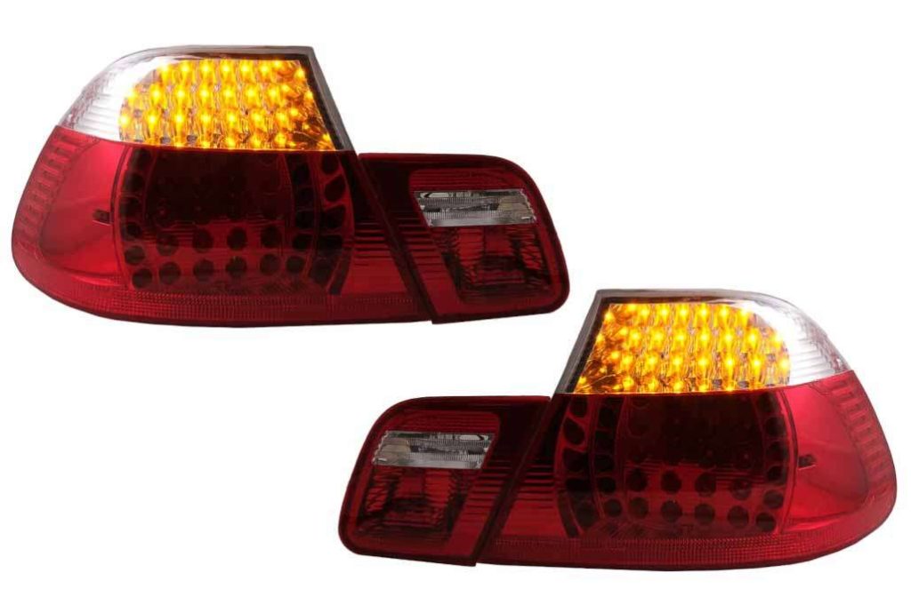 Βλησαρούλης Car Center - LED Taillights suitable for BMW 3 Series E46 Coupe Non-Facelift (1999-2003) Red Clear