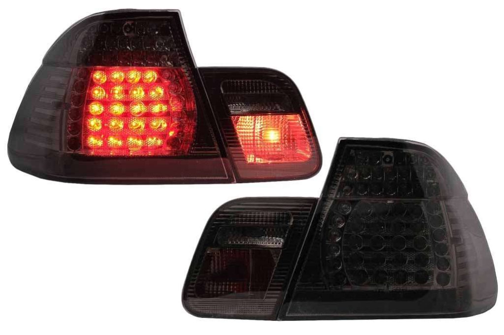 Βλησαρούλης Car Center - LED Taillights suitable for BMW 3 Series E46 Limousine 4D (09.2001-03.2005) Smoke