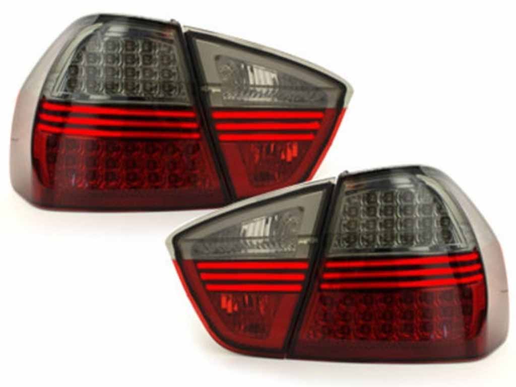 Βλησαρούλης Car Center - LED Taillights suitable for BMW 3 Series E90 (03.2005-08.2008) Red Smoke