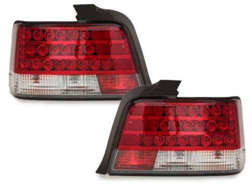 Βλησαρούλης Car Center - LED taillights suitable for BMW E36 Lim.  92-98 _ red/crystal