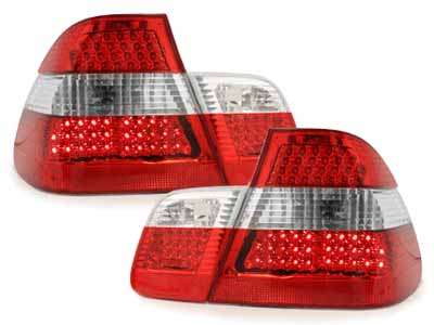 Βλησαρούλης Car Center - LED taillights suitable for BMW E46 4D 98-01 _ red/crystal